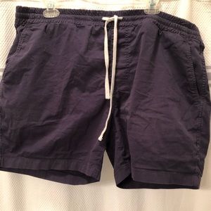 JCrew Navy Colored Drawstring Shorts